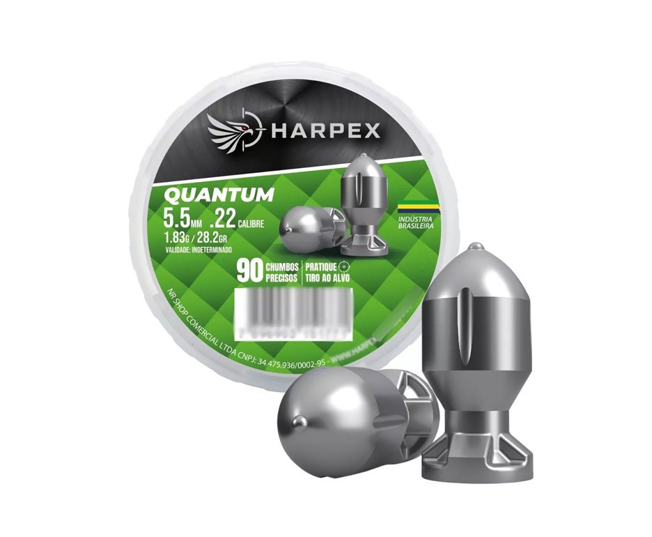 Chumbinho Quantum 5.5mm impacto, penetração e estabilidade - Harpex