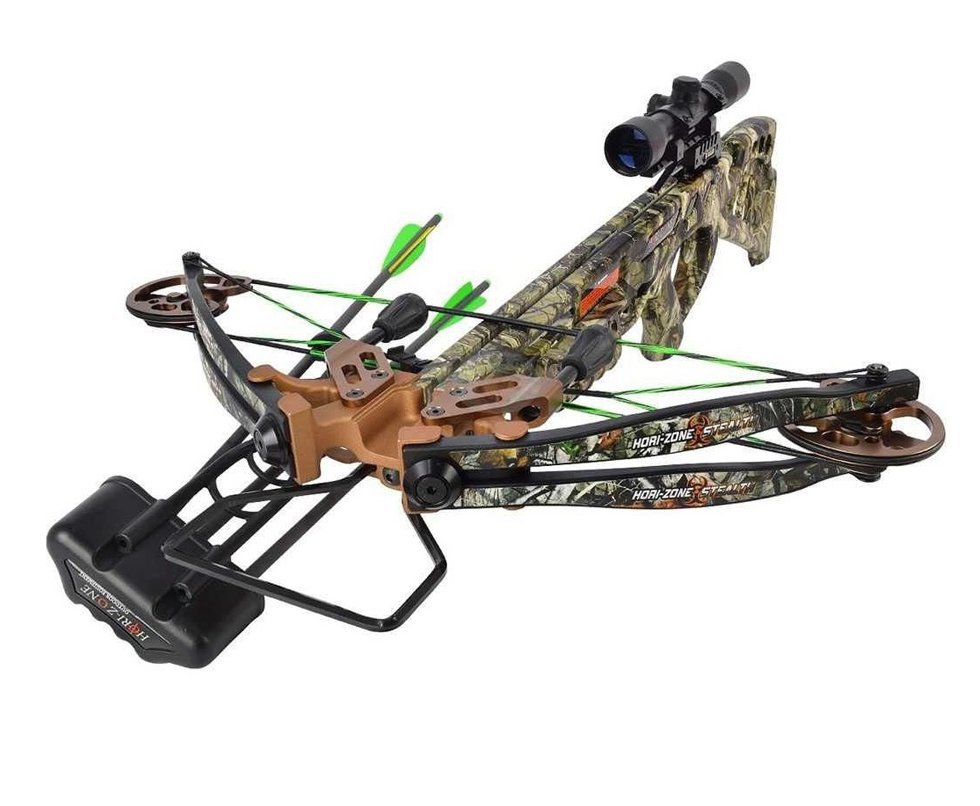 Balestra Composta Stealth 175lbs + Luneta 4x32 Artemis By Hori-Zone