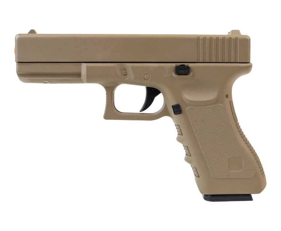 Pistola de Airsoft G19 VG GK-V20 Tan Metal Mola 6mm - Rossi