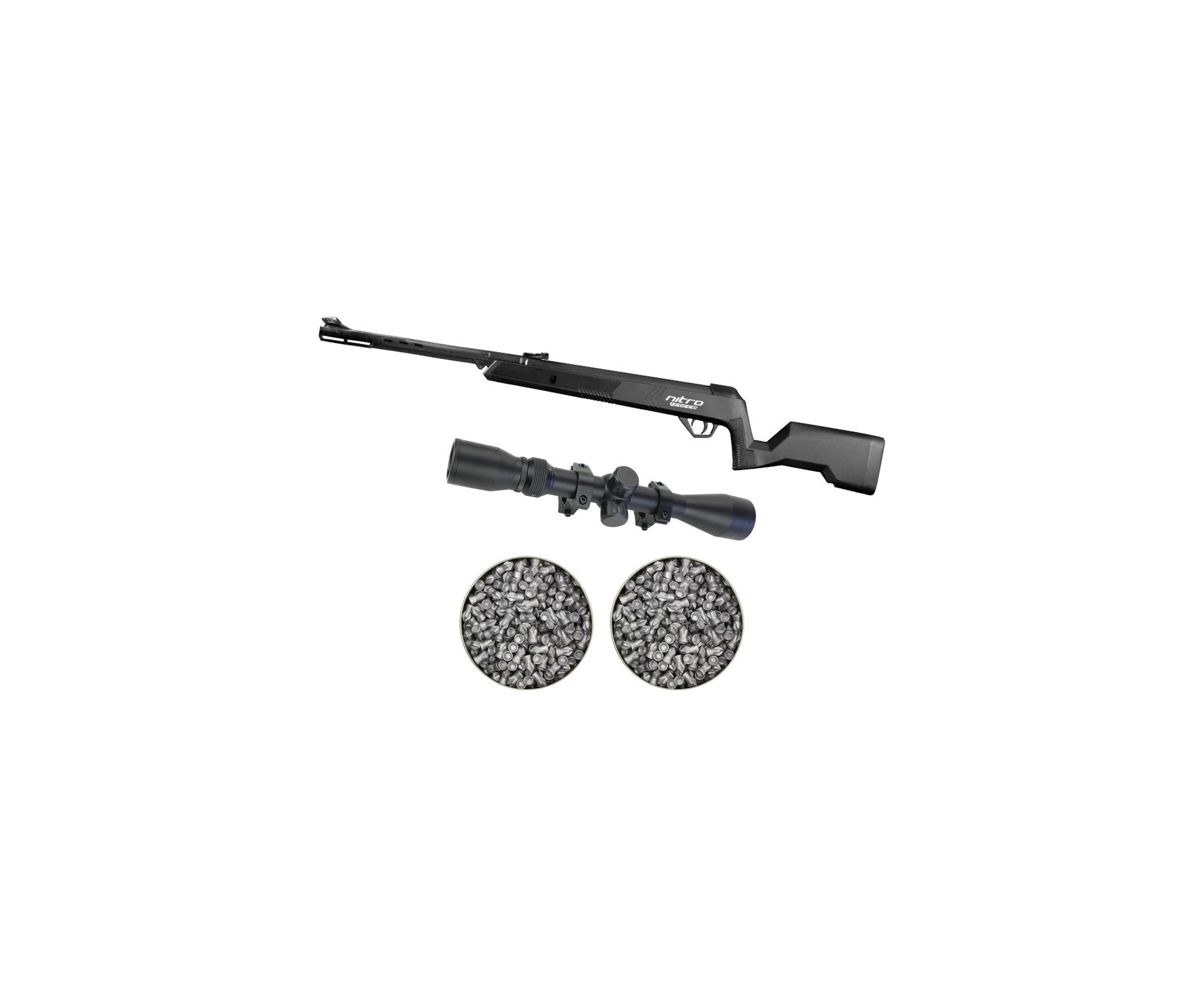 Carabina de Pressão CBC Nitro Force 6,0 - CBC + Luneta 4x32 + Chumbo