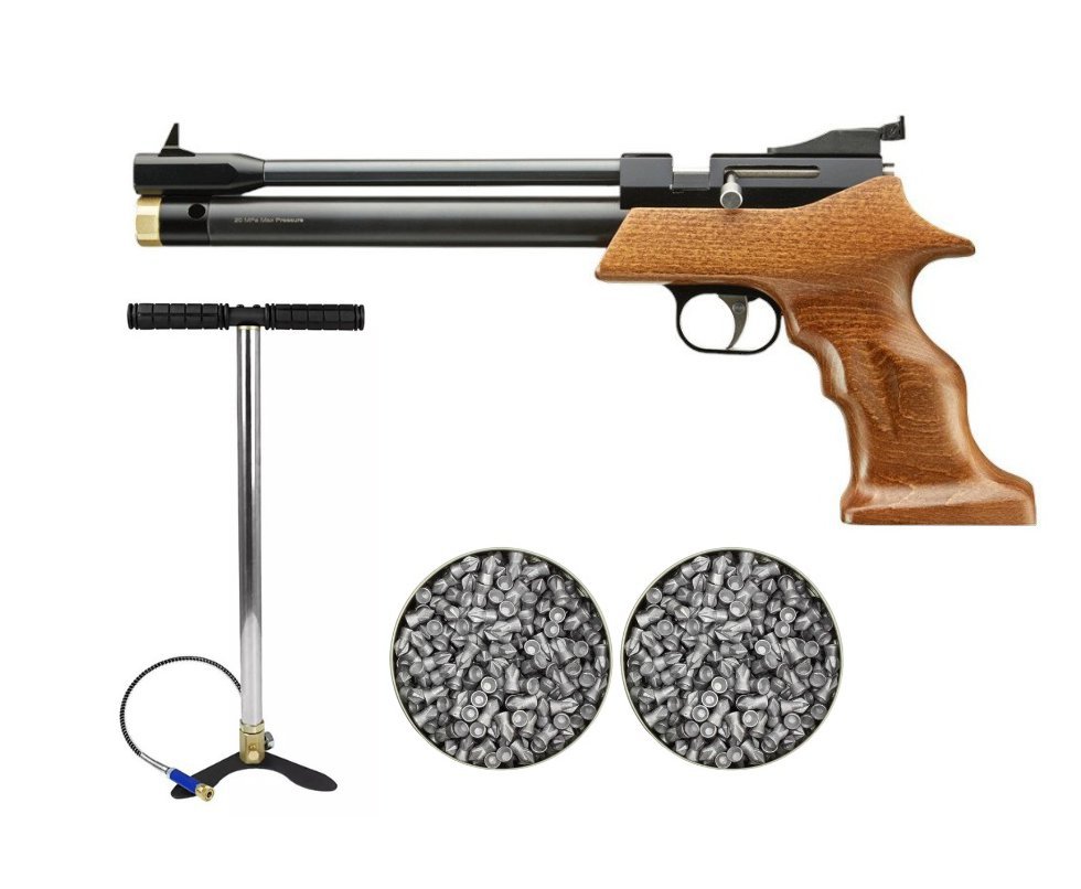 Pistola de Pressão PCP PP800R Artemis 5.5 + Bomba + Chumbo