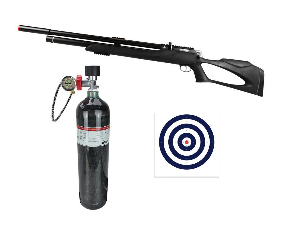 Carabina Pressão PCP Rossi kodiak Black 7.62mm .30 Big Bore - Rossi + Scuba 6,8 L