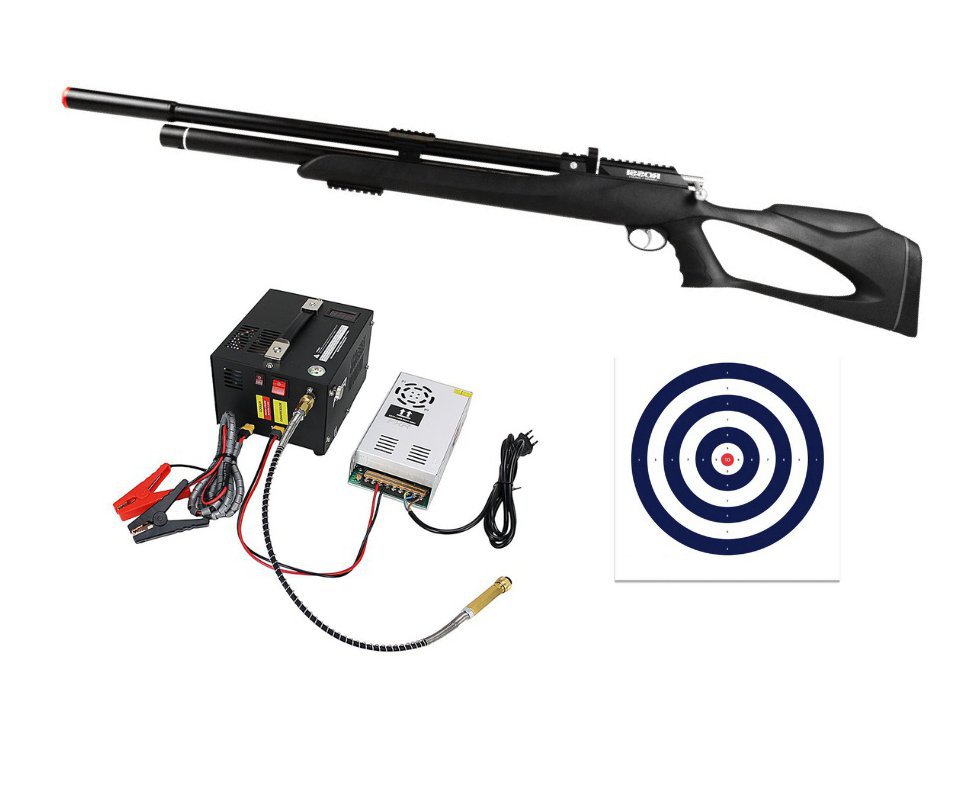 Carabina Pressão PCP Rossi kodiak Black 7.62mm .30 Big Bore - Rossi + Compressor Trivolt