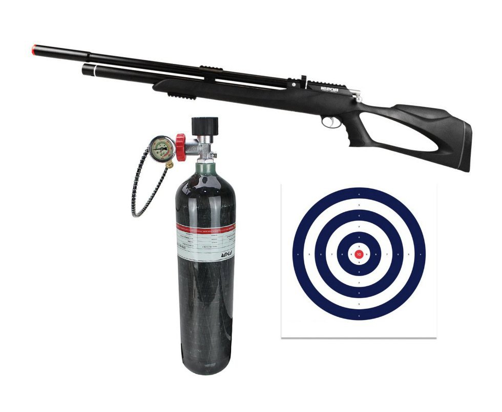 Carabina Pressão PCP Kodiak Black 9mm .35 Big Bore - Rossi + Scuba de 6,8L