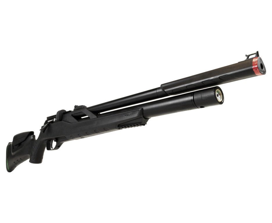 Carabina Pressão PCP Rossi T-REX 6.35mm Big Bore - Rossi + Compressor para PCP e Cilindros de Scuba FXR