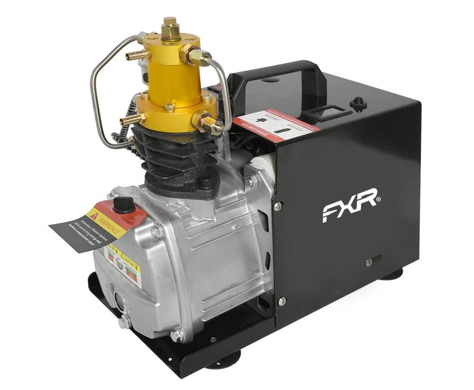 Carabina Pressão PCP Rossi T-REX 6.35mm Big Bore - Rossi + Compressor para PCP e Cilindros de Scuba FXR