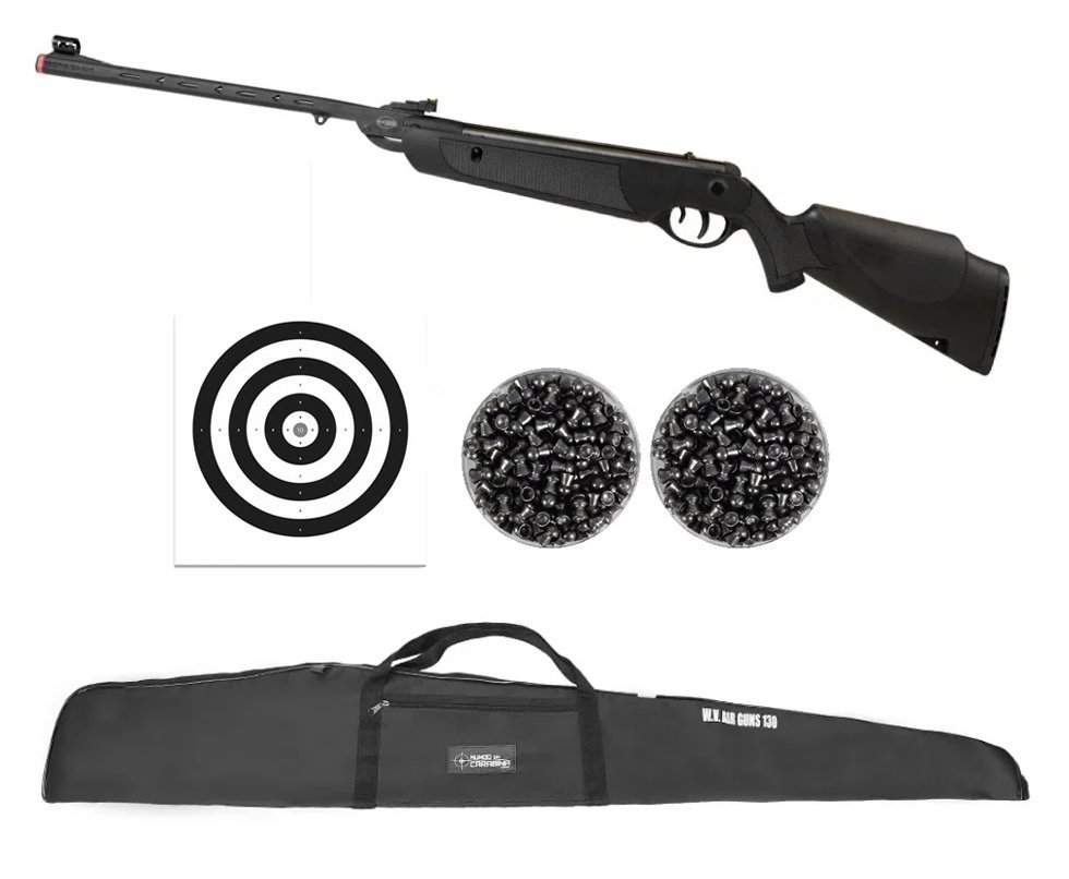 Carabina de Pressão Rossi Dione Sport MH 5,5 + Capa + Chumbo + Alvos