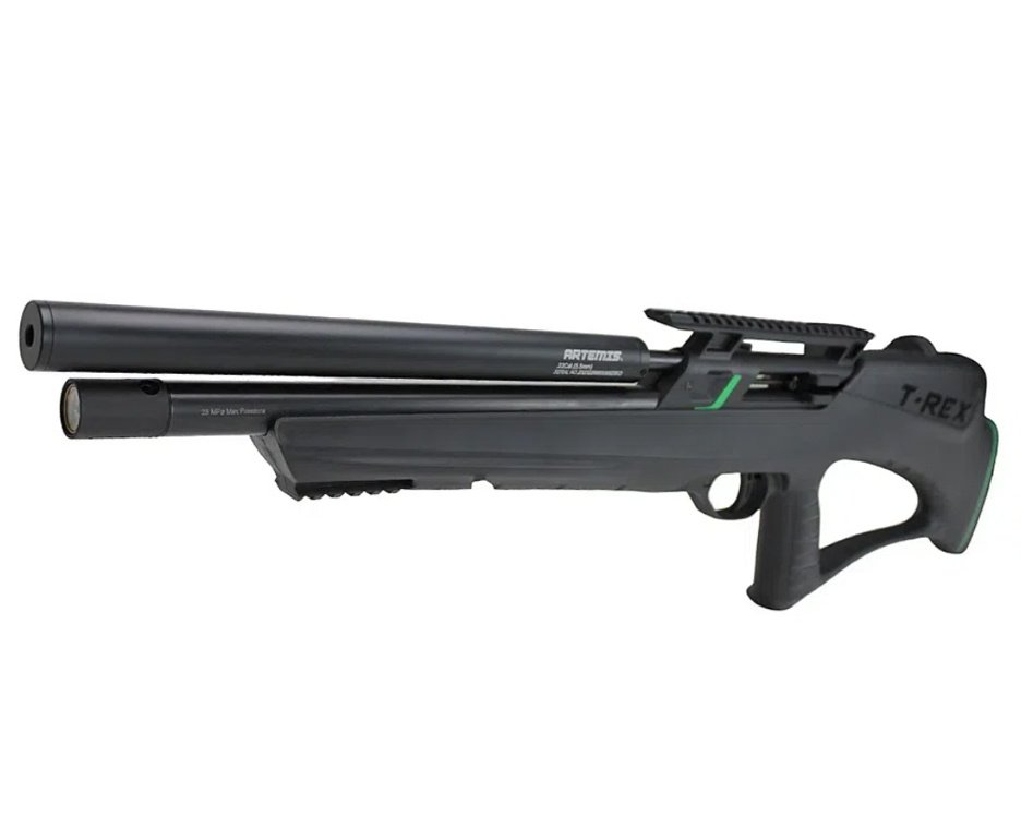 Carabina de Pressão PCP Artemis T-REX Bullpup 4.5 + Capa + Desengripante / Anticorrosivo + Chumbo + Faca + Alvos