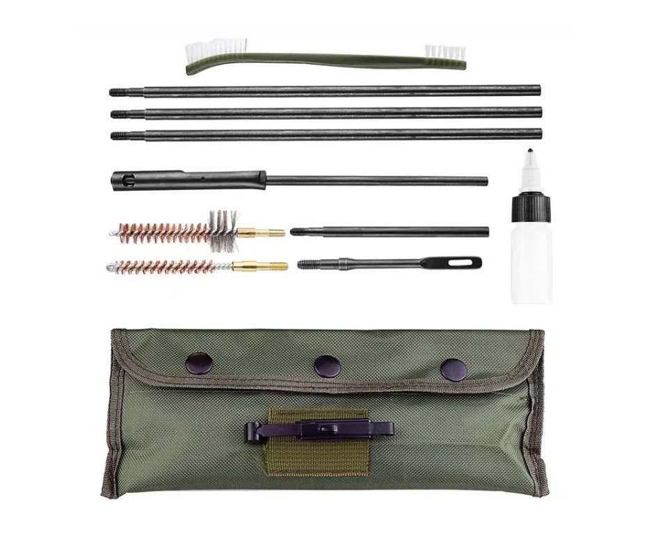Bolsa Nécessaire para Transporte e Armazenagem TAG Cary Preto + Chumbos 5,5 + Kit limpeza + Desengripante / Anticorrosivo