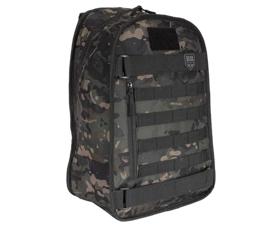 Mochila Dupla Face Sentinela 20L Cinza/Multicam Black - BR Force