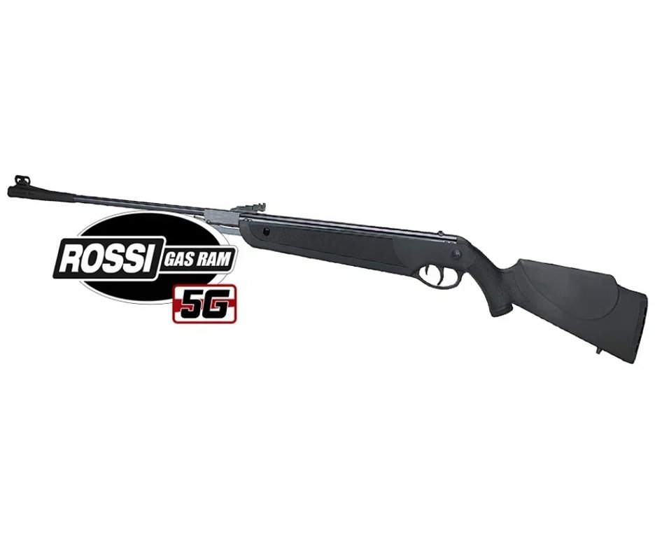 Carabina de Pressão Rossi Dione 5G Gás Ram 60kg 4,5 + Luneta 4x32 + Capa