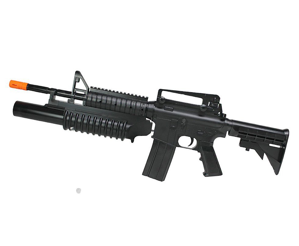 Rifle de Pressão M4A1 Spring Cal 6mm esfera alumínio KWC - Rossi
