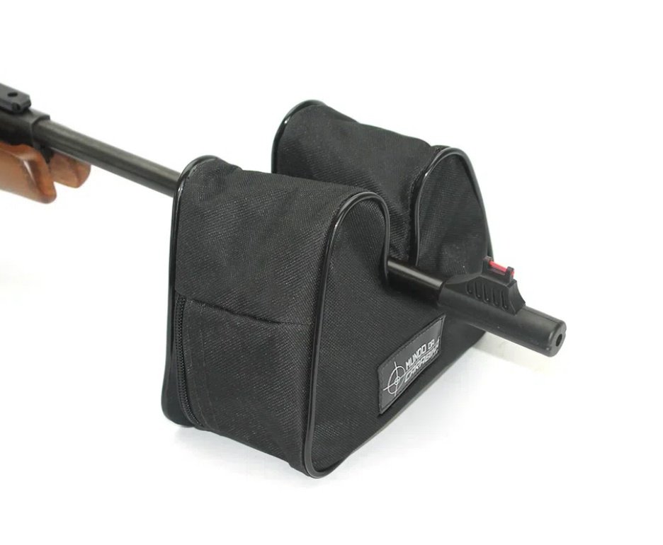 Carabina De Pressão Gamo News Hunter 440-as Igt Madeira Cal 5,5 + Capa + Chumbo + Alvos + Kit de Limpeza + Sand Bag