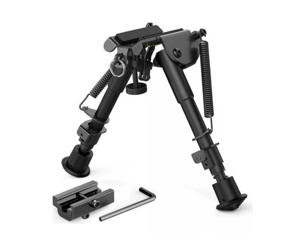 Bipe Harris ajustável em Metal carabinas e airsoft Trilho 20/22mm FXR