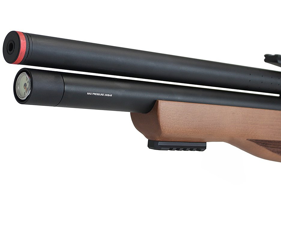 Carabina de Pressão PCP R35 Bullpup Madeira 5,5mm Rossi + Bomba + Capa