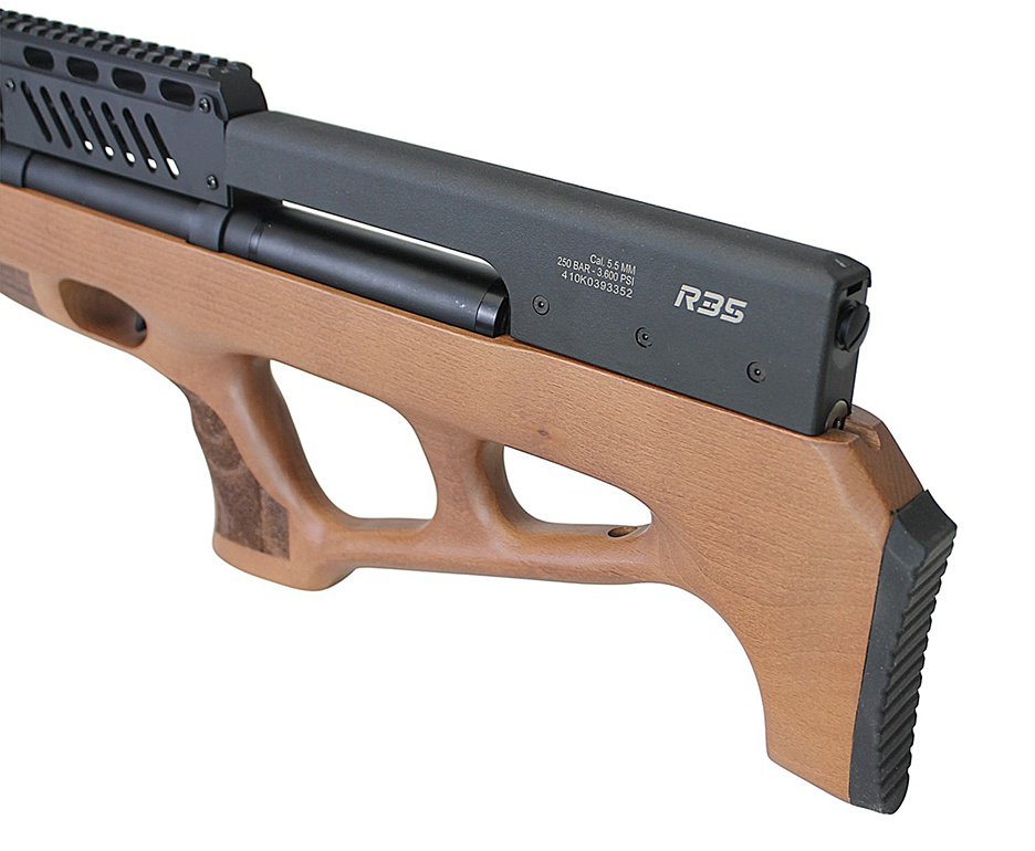 Carabina de Pressão PCP R35 Bullpup Madeira 5,5mm Rossi + Compressor