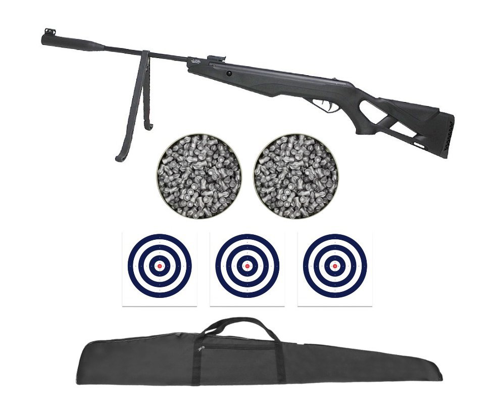 Carabina de Pressão Thunder 5,5mm MH Ekol TAG + Capa + Chumbo + Alvos