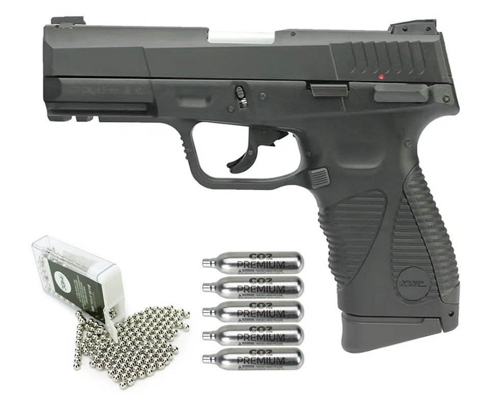 Pistola De Pressão Co2 24/7 G2 Blowback 4,5mm Kwc Rossi + BBS + Co2