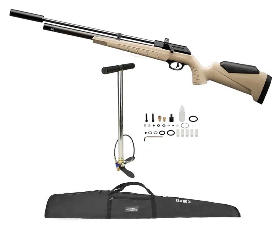 Carabina de Pressão PCP PR900S G3 TAN 4.5mm Artemis - FXR + Bomba + Capa