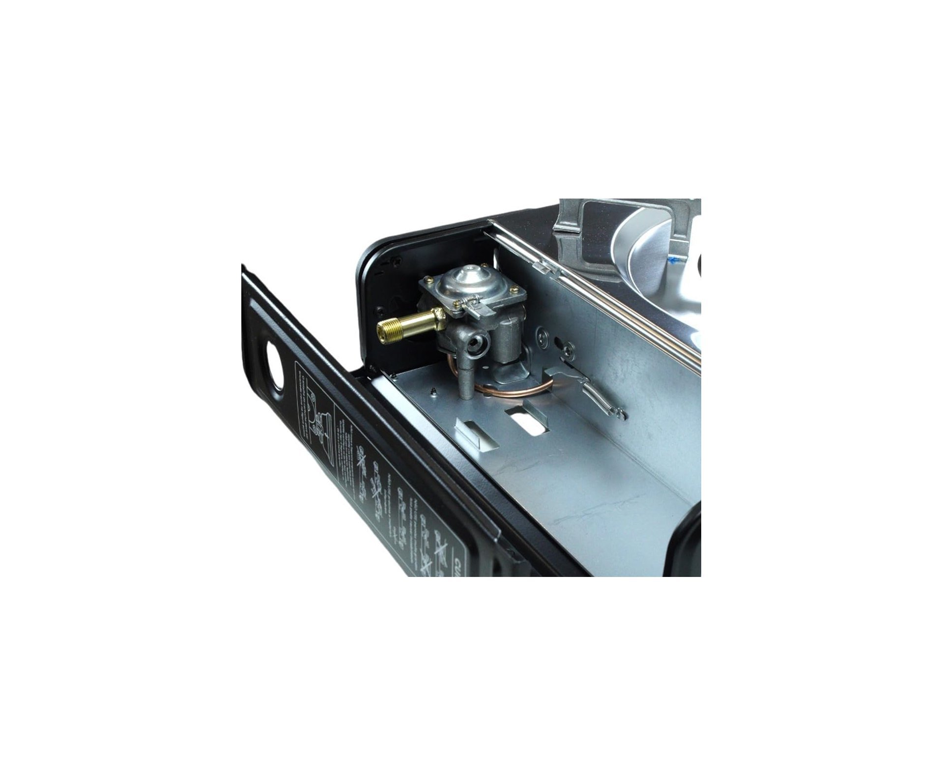 Fogareiro Horizontal 2 Bocas ETNA Aço Inoxidável Preto NTK