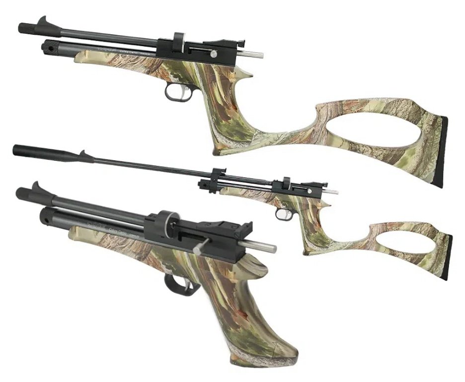 Carabina De Pressão CO2 CP2 Cobra Hibrida Camo 5,5 Artemis FXR + Chumbo + Co2 + Capa + Alvos