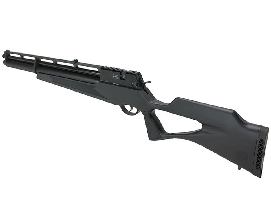 Carabina De Pressão Pcp Rossi R8 G3 Black STD 5,5mm 8 Tiros 350 M/S + Compressor KMD + Alvos