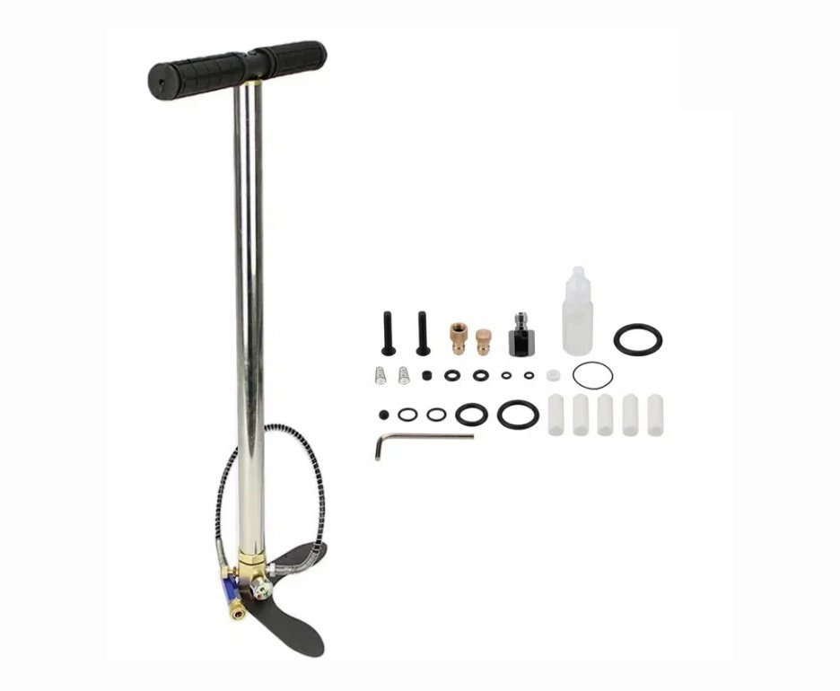 Carabina De Pressão Pcp Rossi R8 G3 Black STD 5,5mm 8 Tiros 350 M/S + Bomba + Case + Alvos