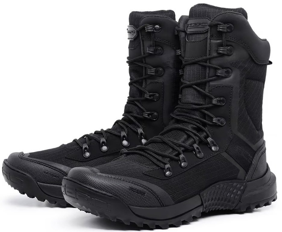 Bota Coturno Militar Acero Ripstop Ponto 50 Preto