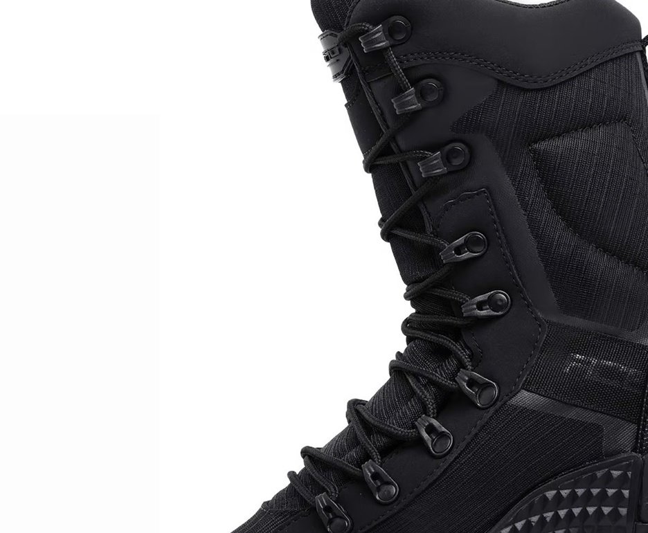 Bota Coturno Militar Acero Ripstop Ponto 50 Preto