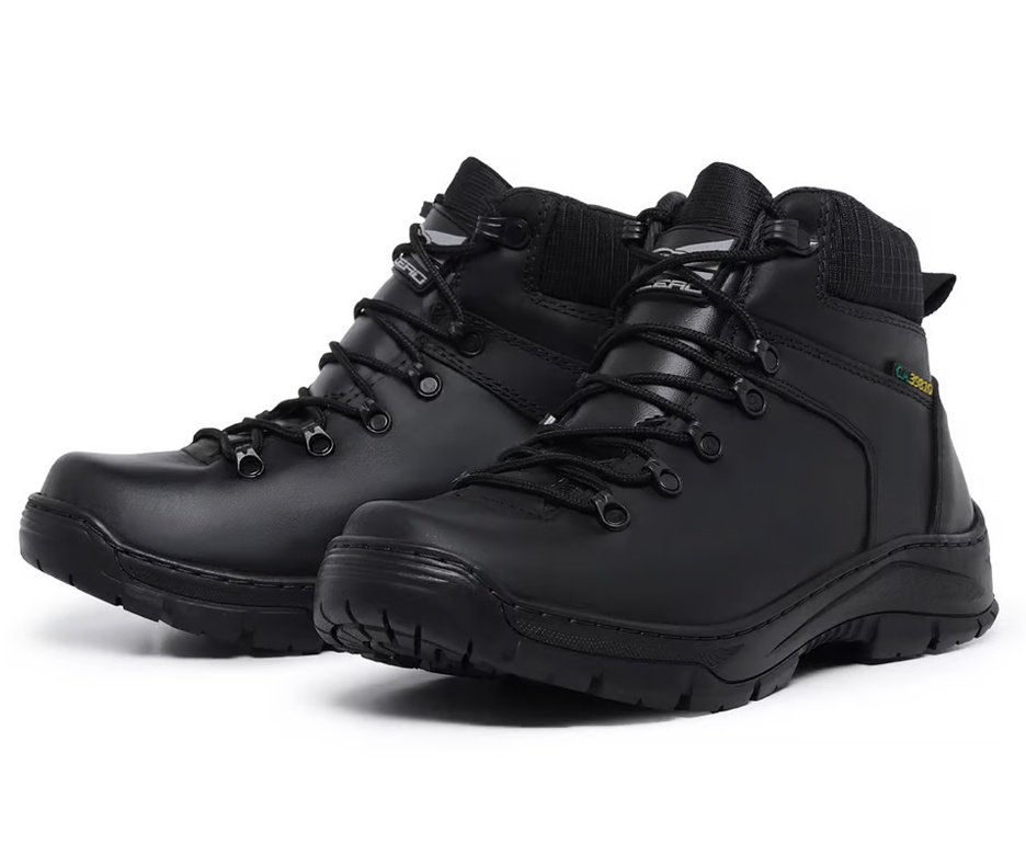 Bota Coturno Militar Acero Fox Crazy Horse Preto