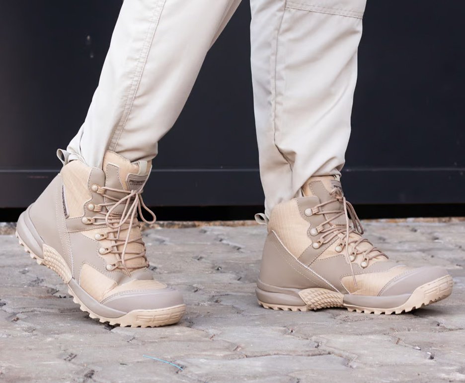 Bota Coturno Militar Acero One Mid Desert