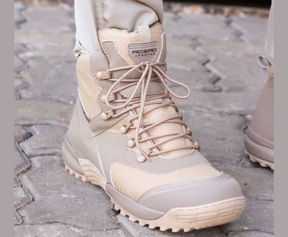 Bota Coturno Militar Acero One Mid Desert