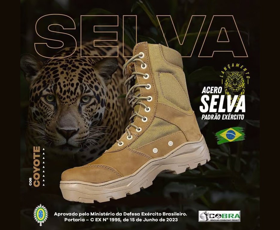 Bota Coturno Acero Selva Nobuck Padrao EB Coyote Ziper