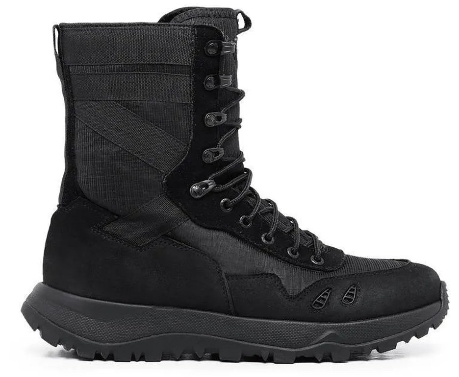 Bota Coturno Militar Acero Ligth Preto Zíper