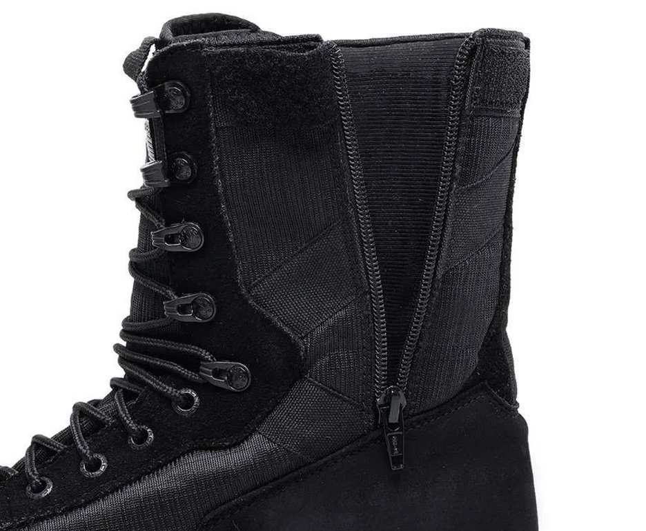 Bota Coturno Militar Acero Ligth Preto Ziper