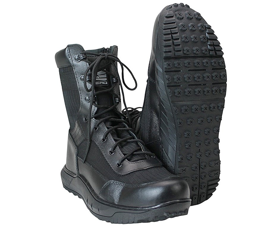 Bota Coturno Militar Acero Ligth Preto Zíper