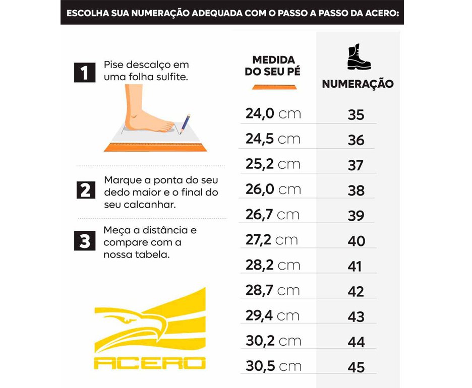Bota Motociclista Acero Couro Race Preto