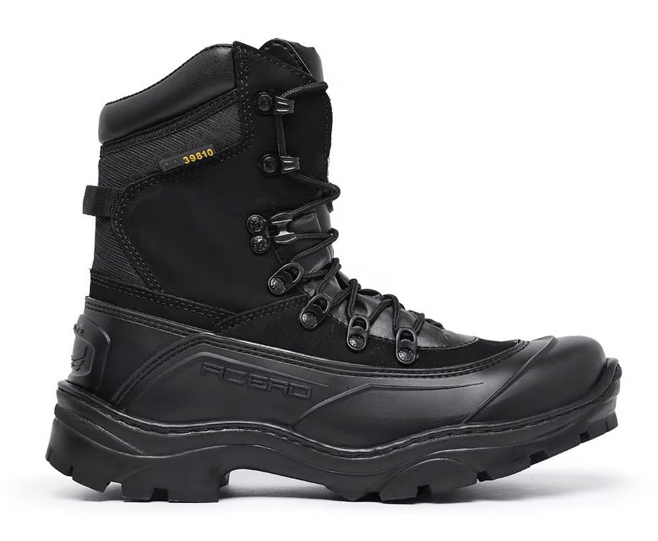 Bota Militar Acero Couro Nobuck Tiger Pro Preto