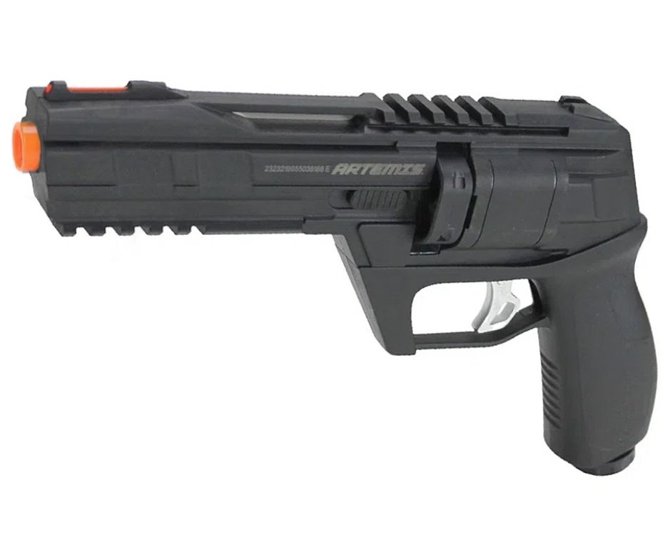Revólver de Pressão HDR CO2 CP300 Defender .50 - Artemis + Esfera Munição BBS HDP/HDR Paintball + Munição First Strike Aluminio