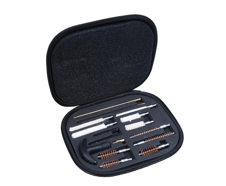 Kit Limpeza FXR para Armas Curtas cal .22, .357, .38, 9mm, .40, .44 e .45 - 16 Peças - Universal