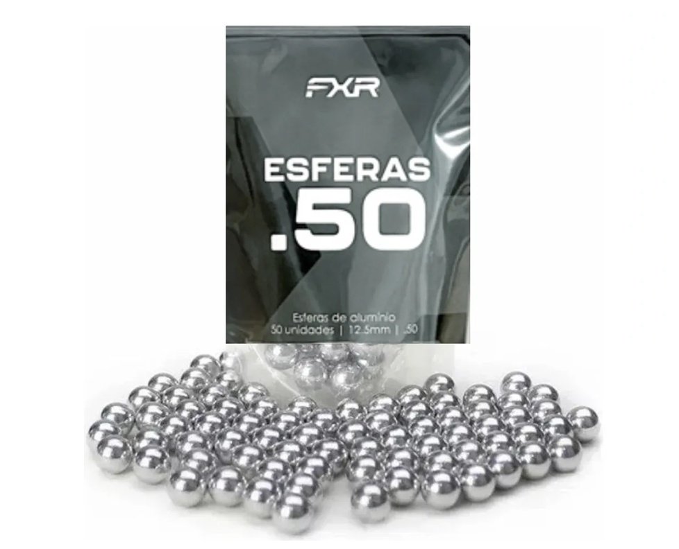 Esfera de Alumínio .50 FXR - 50un