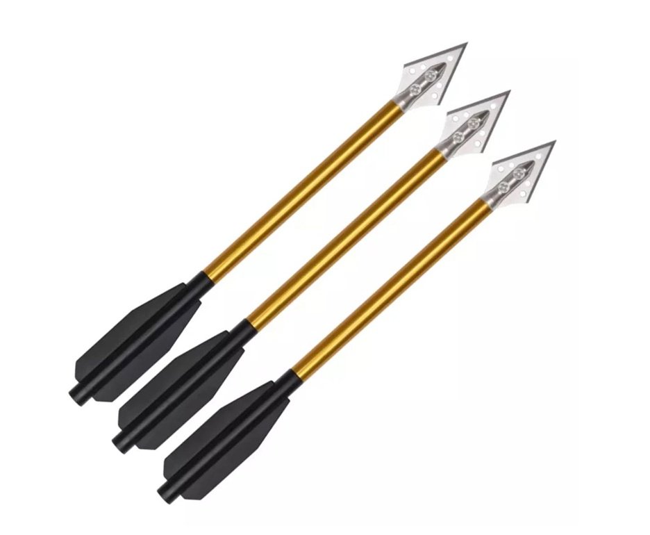 Seta de Aluminio para caça 16cm Ponteira Fixa 3und  - Elong Outdoor