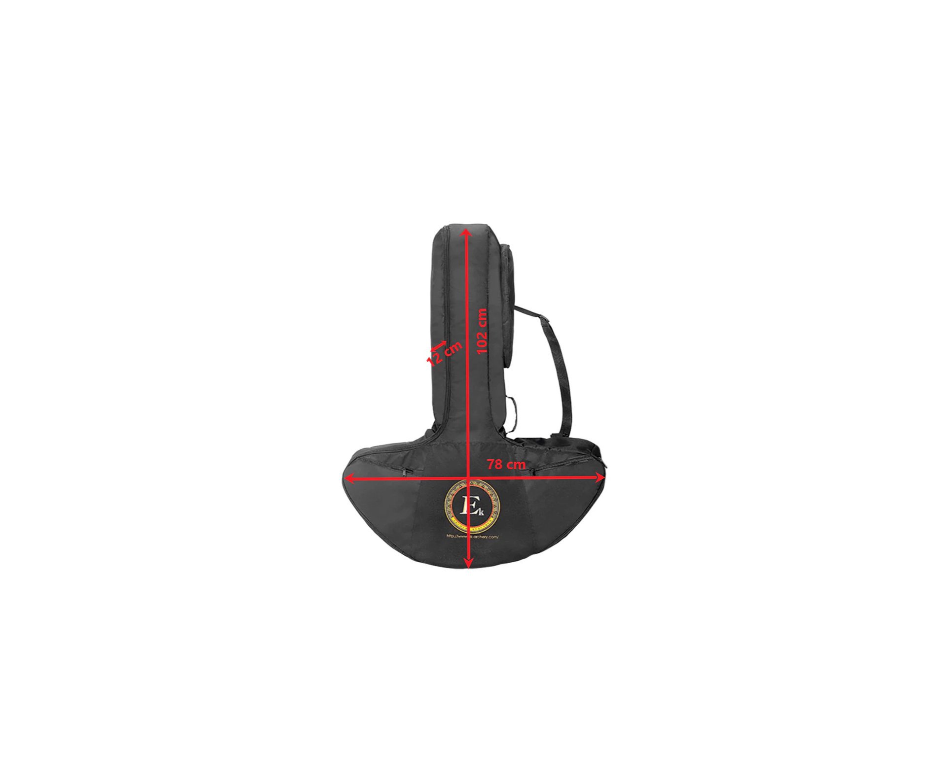 Bolsa de Poliester EK Archery Research preta para Balestra até 30"