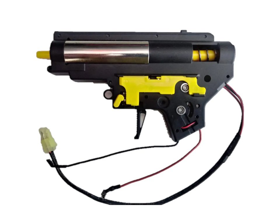 Gearbox Airsoft Completa V2 Neptune Fio Traseiro
