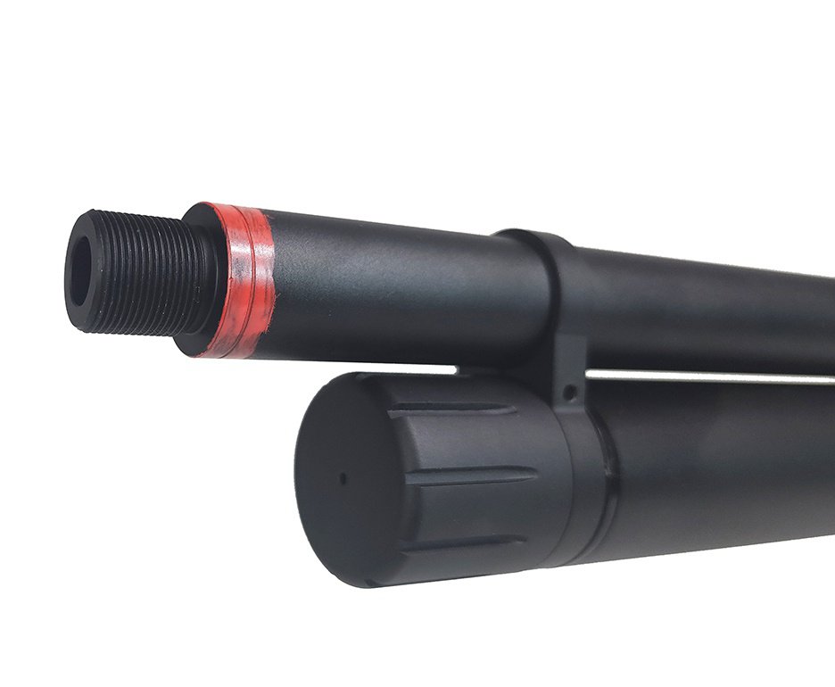 Carabina de Pressão PCP Airacuda 6.35mm Big Bore JTS FXR + Kit De Limpeza Aurok + Desengripante + Chumbinho + Alvos