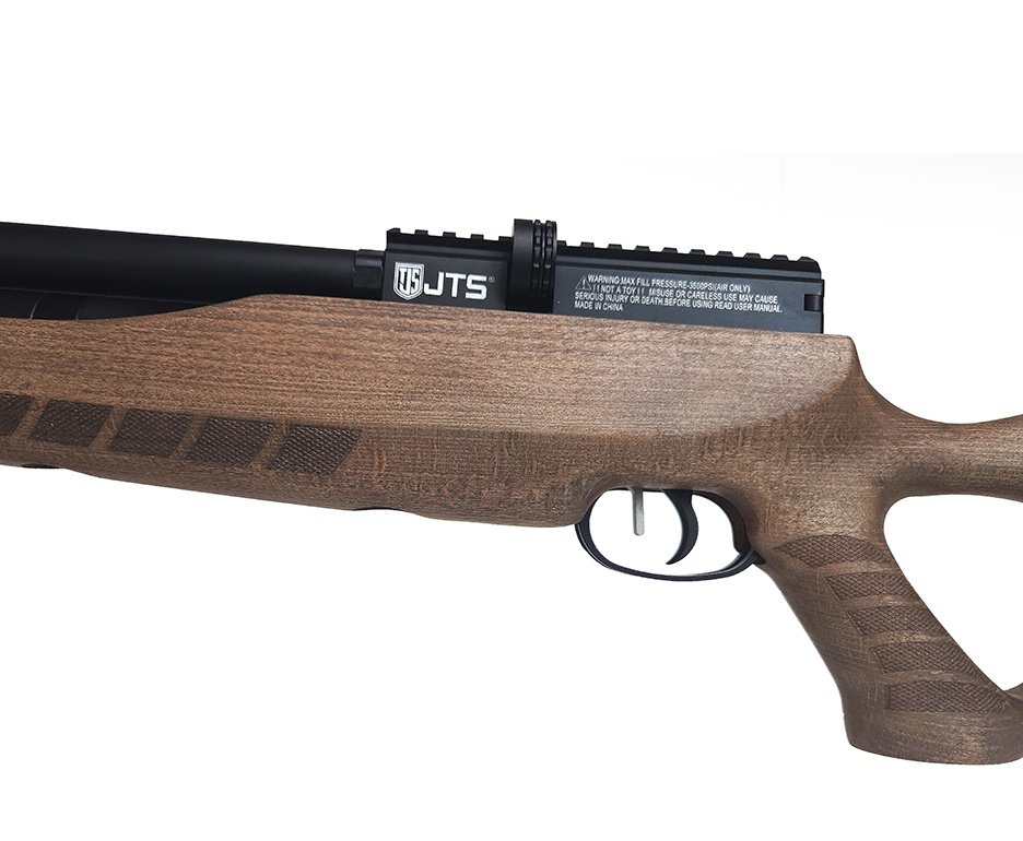 Carabina de Pressão PCP Airacuda 7.62mm Big Bore JTS FXR + Compressor Portátil Trivolt