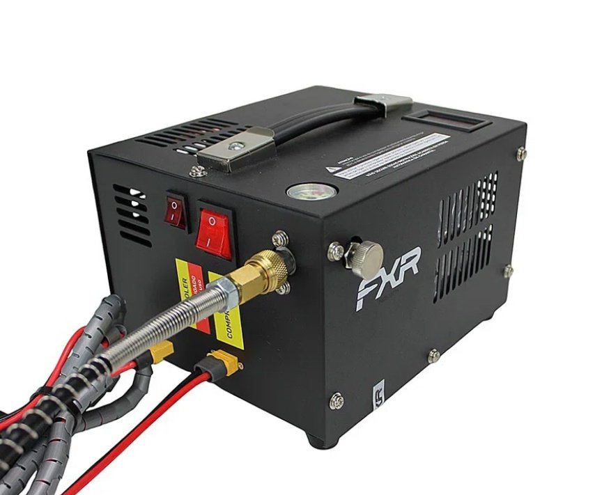 Carabina de Pressão PCP Airacuda 7.62mm Big Bore JTS FXR + Compressor Portátil Trivolt