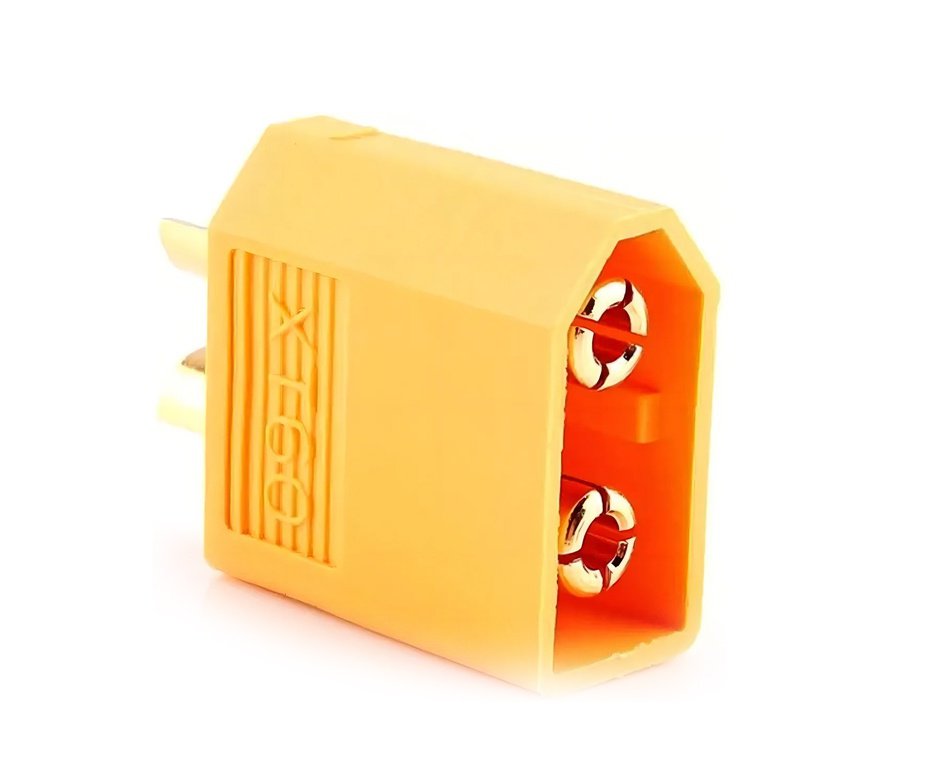Conector Xt60 (Par) Para Baterias Airsoft Drone 60a Macho E Femea - Leão Modelismo
