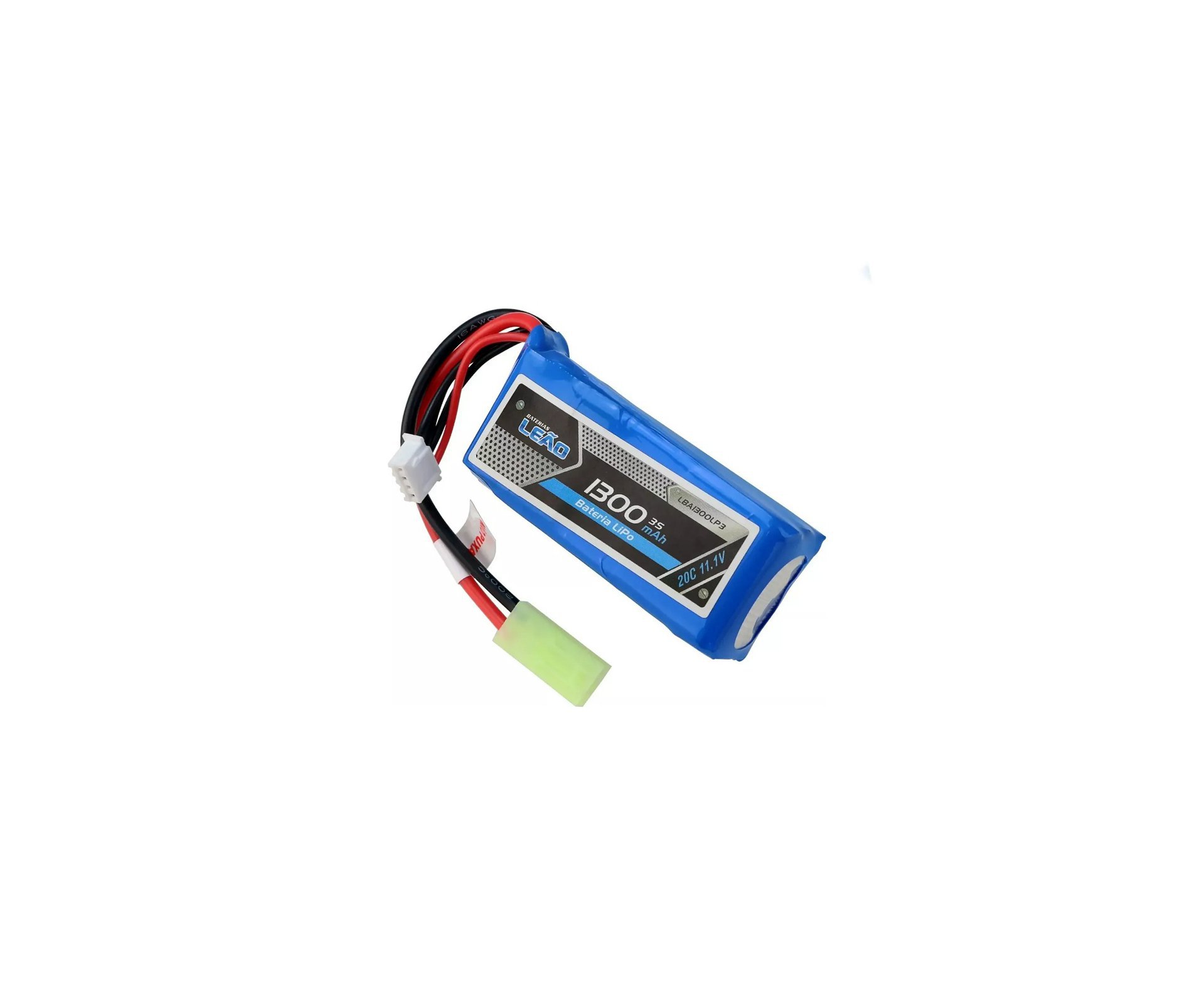 Bateria Lipo Ultra 11.1V/3S (1pack) 1300mAH 20C/40C Airsoft - Leão Modelismo