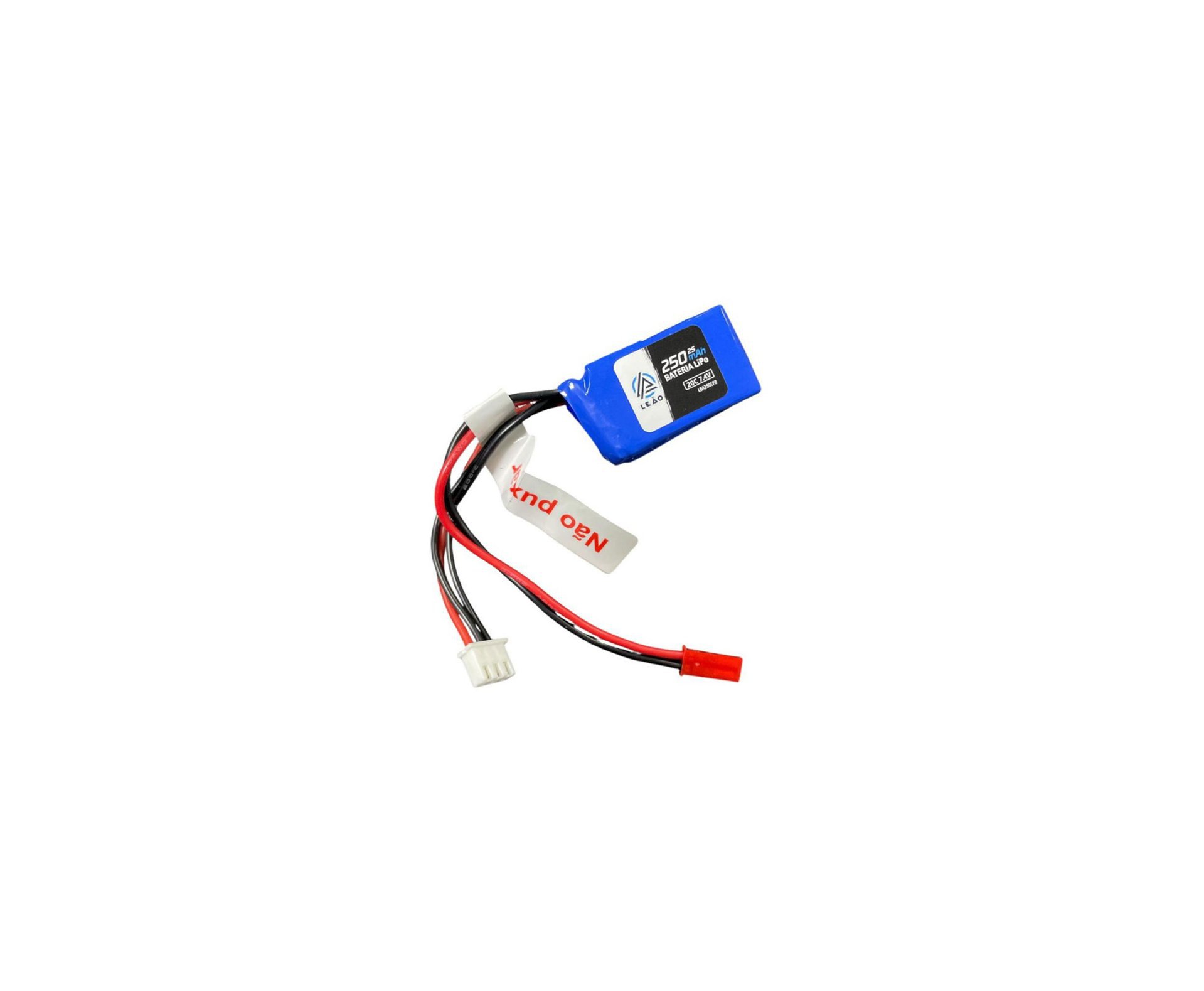 Bateria Lipo Ultra 7.4V/2S 250mAH 20C Pistola Airsoft - Leão Modelismo